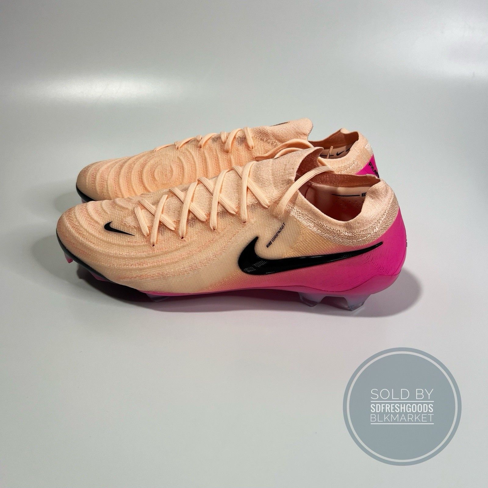 Nike Phantom Gx Ii 2 Elite Fg Crimson Tint Black Pink Blast Fj2559-800 Sz 11.5
